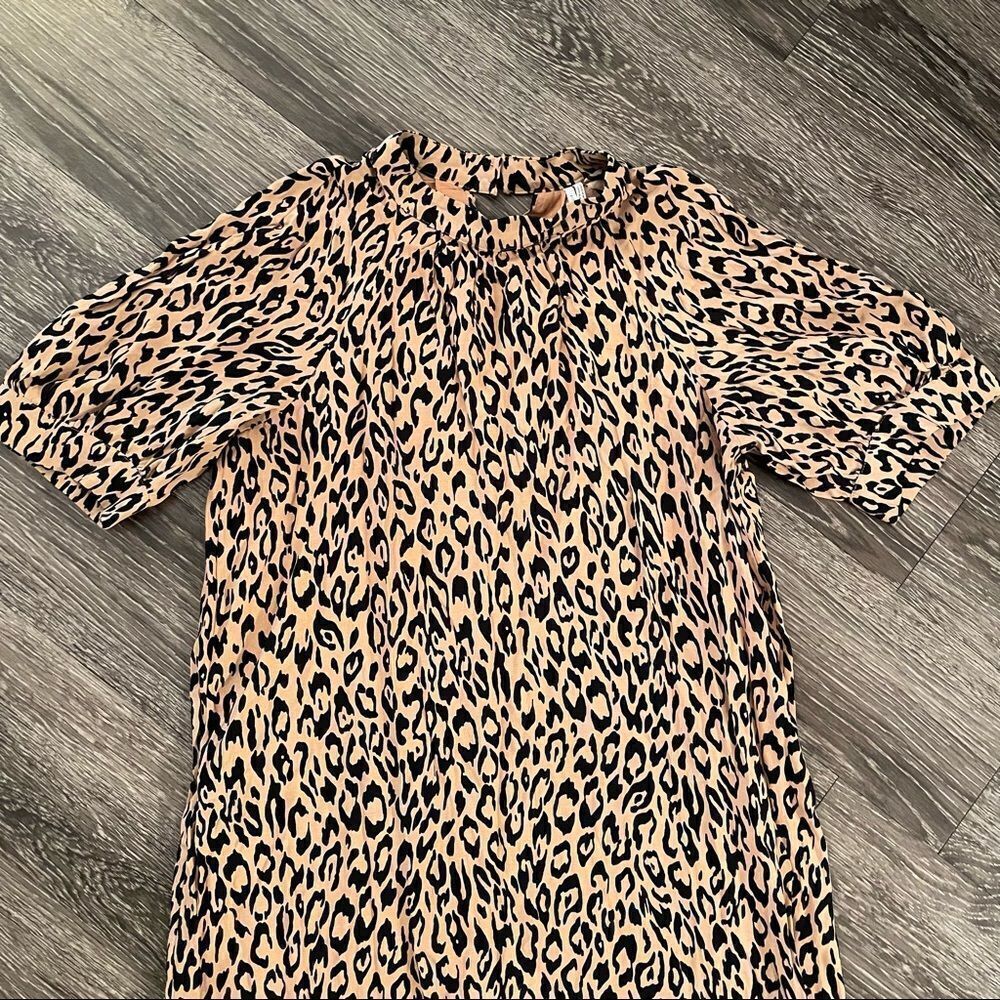 Anthro McKenzie Mock Neck Tunic Dress - Picture 3 of 7